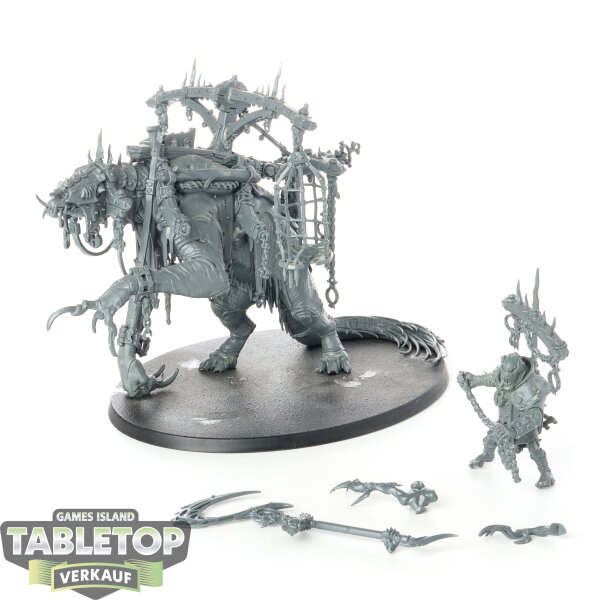 Orruk Warclans - Snatchaboss on Sludgeraker Beast - unbemalt