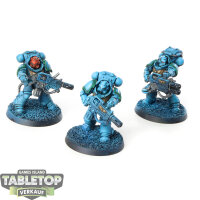 Space Marines - 3x Primaris Eradicators - teilweise bemalt