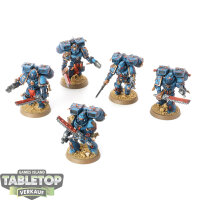 Blood Angels - 5 Assault Marines klassisch - bemalt