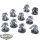 Horus Heresy - 10 x Legion Cataphractii Terminator Squad - teilweise bemalt