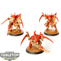Tyraniden - 3 Tyranid Warriors - bemalt