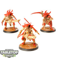 Tyraniden - 3 Tyranid Warriors - bemalt