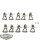 Aeldari - 10 Guardians - teilweise bemalt