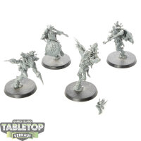 Space Wolves - 4 Wulfen - unbemalt