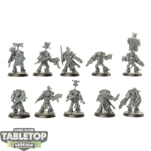 Space Wolves - 10 Grey Hunters - unbemalt