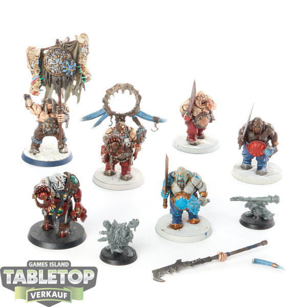 Ogor Mawtribes - 6x Ogor Gluttons - bemalt