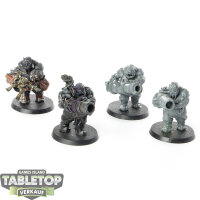 Ogor Mawtribes - 4x Leadbelchers - teilweise bemalt
