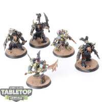 Orruk Warclans - 5x Brutes - teilweise bemalt