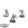Tyraniden - 3x Tyranid Warriors - teilweise bemalt