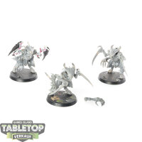 Tyraniden - 3x Tyranid Warriors - teilweise bemalt