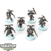 Chaos Space Marines - 6x Chaos Space Marines - bemalt