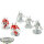 Chaos Space Marines - 5 x Chaos Terminator Squad - teilweise bemalt