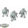 Legion Imperiales - 3 Questoris Knights - unbemalt