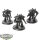 Legion Imperiales - 3 Questoris Knights - grundiert