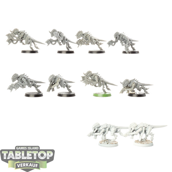 Tyraniden - 10x Termagants - klassisch - teilweise bemalt