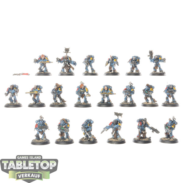 Space Wolves - 20x Space Wolves Blood Claws - bemalt