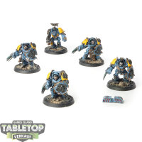 Space Wolves - 5x Wolf Guard Terminators - bemalt