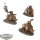 Orruk Warclans - 3 x Gore-gruntas - teilweise bemalt
