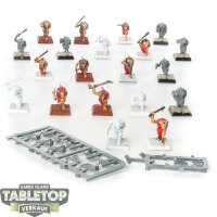 Skaven - 20 x Clanrats klassisch - teilweise bemalt