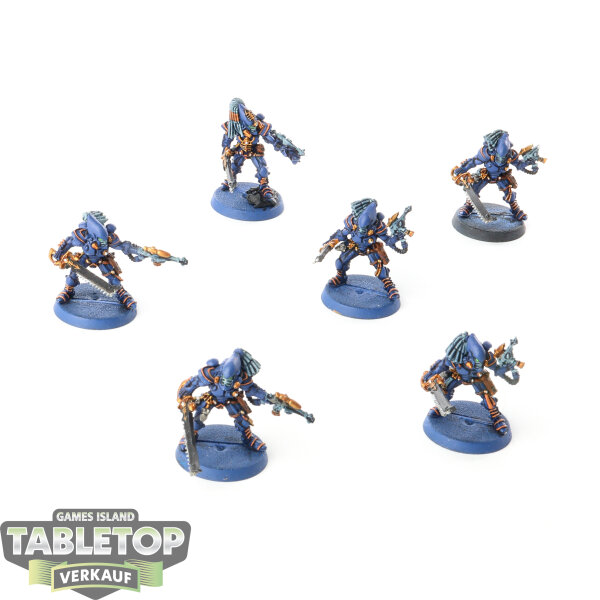 Aeldari - 6 x Striking Scorpion klassisch - bemalt