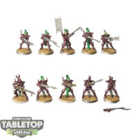 Drukhari - 10 x Kabalite Warriors - bemalt