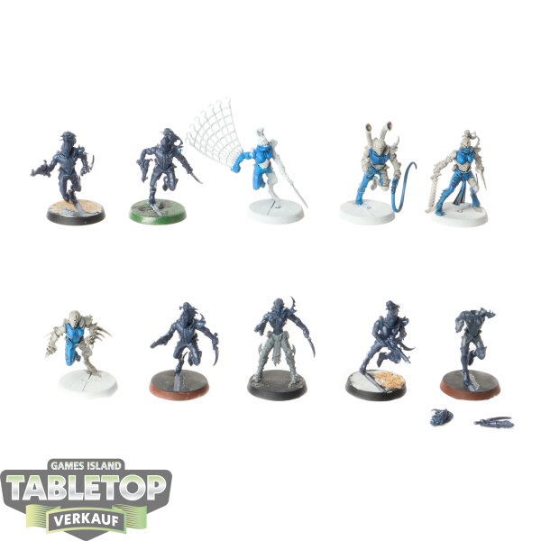 Drukhari - 10 x Wyches - teilweise bemalt