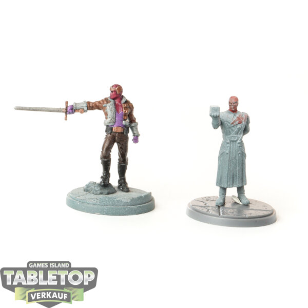 Miniaturen - Red Skull & Baron Zemo - teilweise bemalt