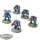 Space Marines - 5 x Terminator Squad (Classic) - bemalt