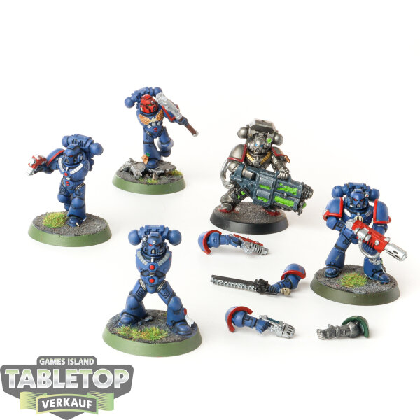 Space Marines - 5 x Tactical Squad - bemalt