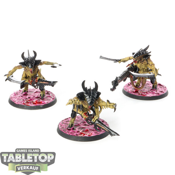 Tyraniden - 3 Tyranid Warriors - bemalt