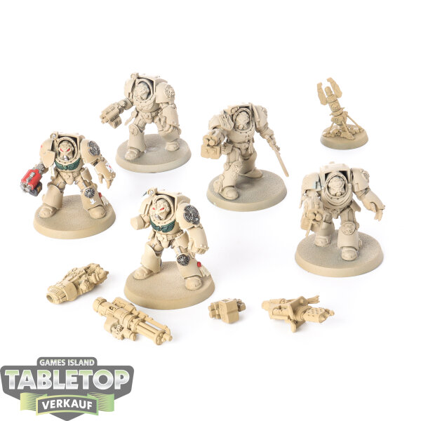 Dark Angels - 5x Terminator Squad - teilweise bemalt