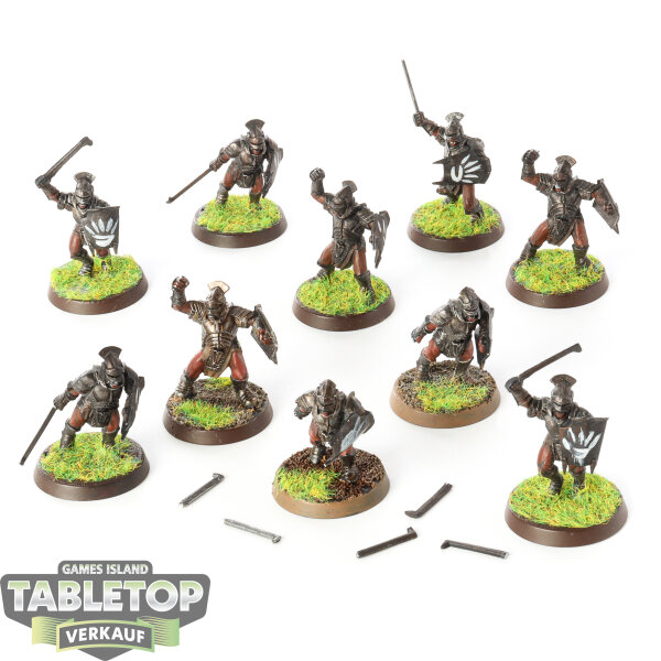 HdR Figuren - Böse - 10 Uruk-hai™ Warriors - bemalt