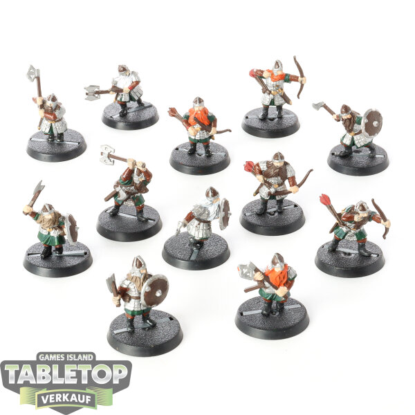 HdR Figuren - Gut - 12 Dwarf Warriors - bemalt