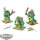 Kings of War - 3 Waldtroll Gunner Regiment - bemalt