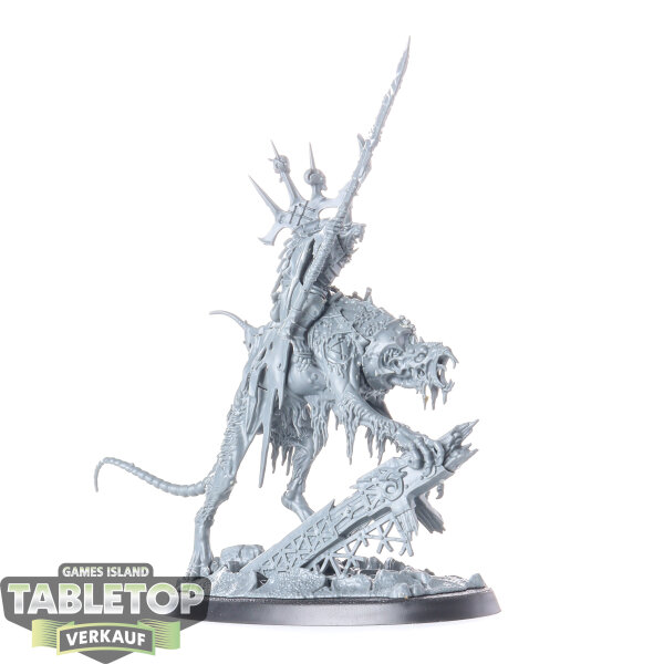 Skaven - Clawlord on Gnaw-beast - unbemalt