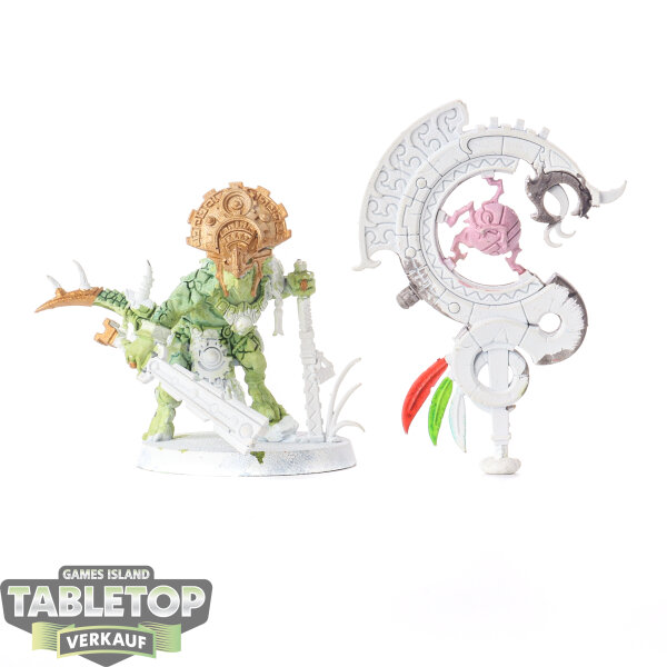 Seraphon - Saurus Astrolith Bearer - bemalt