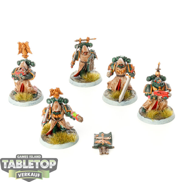 Dark Angels - 5 x Company Veterans - bemalt