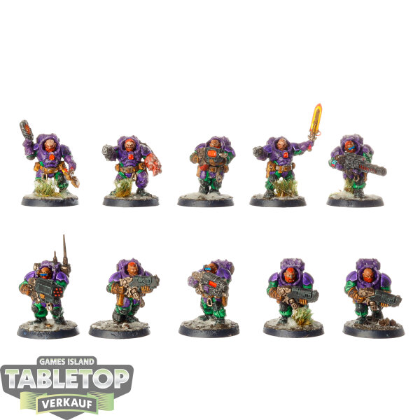 Leagues of Votann - 10 x Hearthkyn Warriors - bemalt