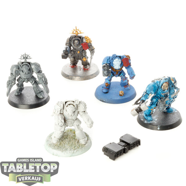 Deathwatch - 5 x Terminator Squad - teilweise bemalt