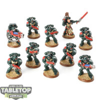 Dark Angels - 10 Tactical Squad klassisch - bemalt