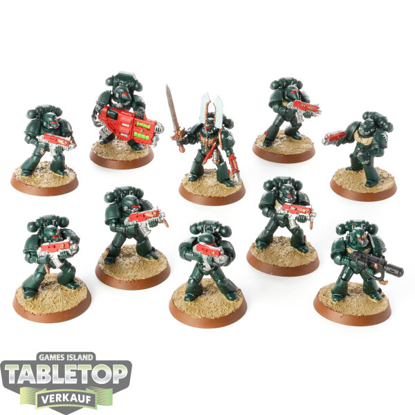 Dark Angels - 10 Tactical Squad - bemalt
