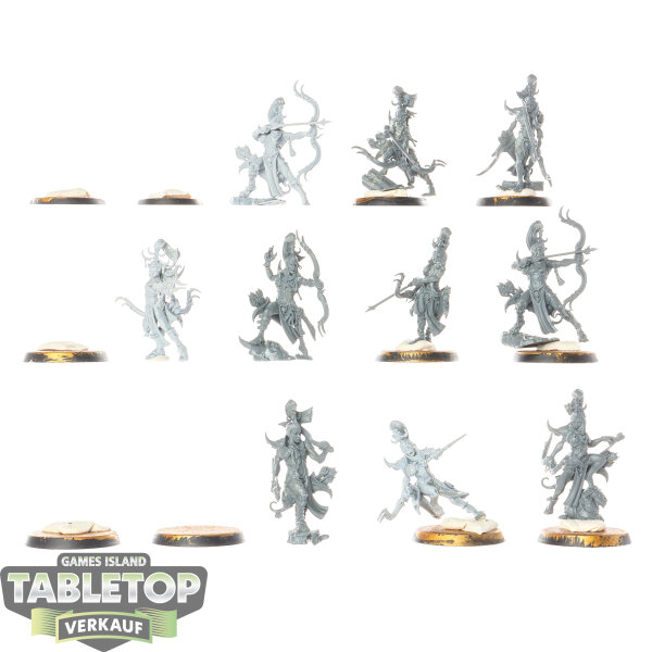 Hedonites of Slaanesh - 10 x Blissbarb Archers - teilweise bemalt