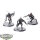 Flesh-eater Courts - 3x Crypt Haunter Courtier - teilweise bemalt