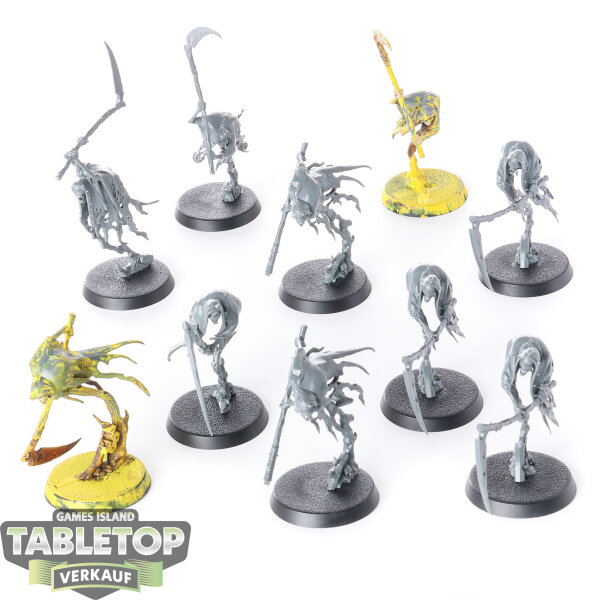 Flesh-eater Courts - 10x Grimghast Reapers - teilweise bemalt