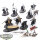 Warriors of Chaos - 10x Chaos Knights - teilweise bemalt