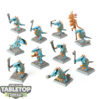Seraphon - 10 Saurus Warriors - bemalt