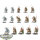 Wood Elf Realms - 15 x Wood Elf Glade Guard - teilweise bemalt