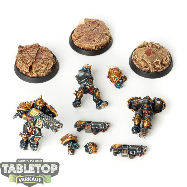 Adeptus Custodes - 3 x Legio Custodes Sagittarum Guard  - bemalt