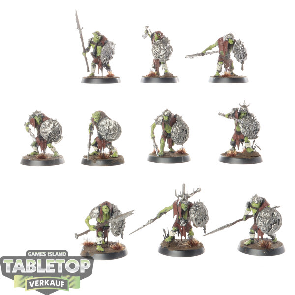 Orruk Warclans - 10 Gutrippaz - bemalt