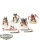 Tyraniden - 4x Tyranid Warriors - bemalt